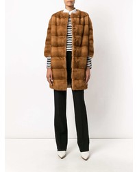 Табачная шуба от Fabio Gavazzi