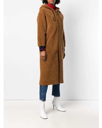 Табачная шуба от Inès & Marèchal