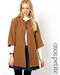 Женское табачное пальто от Asos Petite