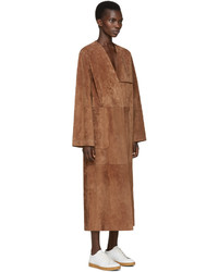 Женское табачное пальто от Loewe