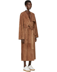 Женское табачное пальто от Loewe