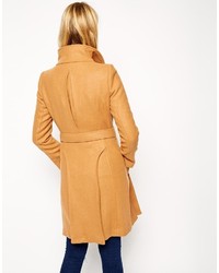 Женское табачное пальто от Asos
