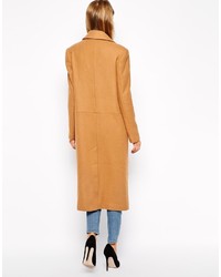 Женское табачное пальто от Asos