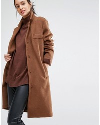 Женское табачное пальто от Just Female