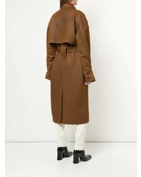 Женское табачное пальто от Liya