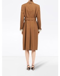 Женское табачное пальто от Prada