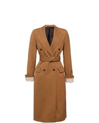 Женское табачное пальто от Prada