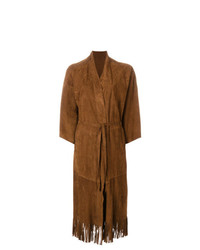 Женское табачное пальто от Salvatore Santoro