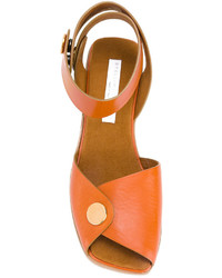 Женские табачные босоножки от Stella McCartney