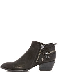 Табачные ботильоны из нубука от Dolce Vita