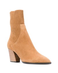 Табачные ботильоны на резинке от Pierre Hardy