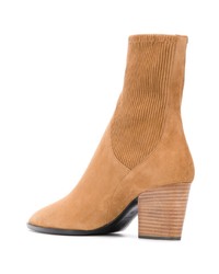 Табачные ботильоны на резинке от Pierre Hardy