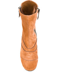 Табачные ботильоны от Chloé