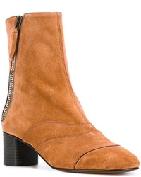 Табачные ботильоны от Chloé