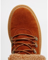 Женские табачные ботинки от Asos