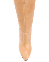 Табачные ботфорты от Casadei