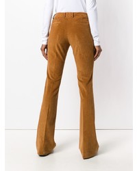 Табачные брюки-клеш от Pt01