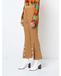 Табачные брюки-клеш от Ellery