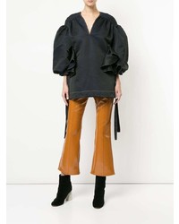 Табачные брюки-клеш от Ellery