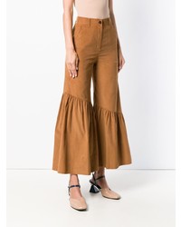 Табачные брюки-клеш от Neul