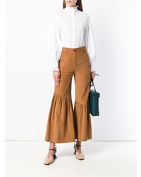 Табачные брюки-клеш от Neul