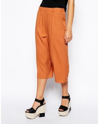 Табачные брюки-кюлоты от Asos