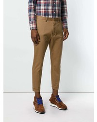 Табачные брюки чинос от DSQUARED2