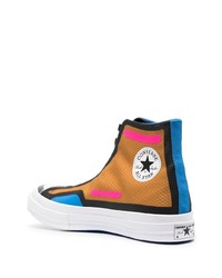 Мужские табачные высокие кеды от Converse