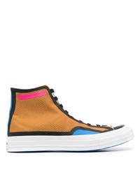 Мужские табачные высокие кеды от Converse