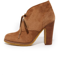 Табачные замшевые ботильоны от See by Chloe