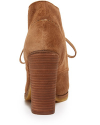 Табачные замшевые ботильоны от See by Chloe