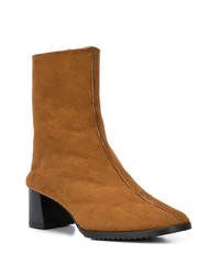 Табачные замшевые ботильоны от Ritch Erani NYFC