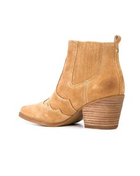 Табачные замшевые ботильоны от Sam Edelman