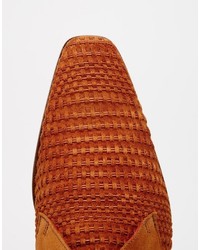 Табачные замшевые ботинки дезерты от Jeffery West