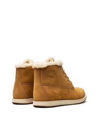 Табачные замшевые ботинки дезерты от Timberland