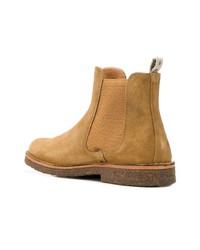 Мужские табачные замшевые ботинки челси от Astorflex