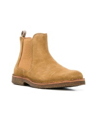 Мужские табачные замшевые ботинки челси от Astorflex