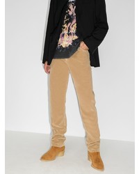 Мужские табачные замшевые ботинки челси от Amiri