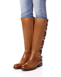 Женские табачные замшевые ботинки от Frye