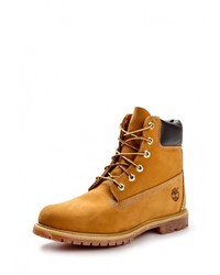 Женские табачные замшевые ботинки