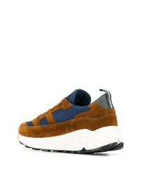 Мужские табачные замшевые кроссовки от Car Shoe