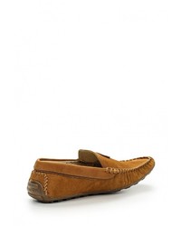 Мужские табачные замшевые мокасины от Terra Impossa