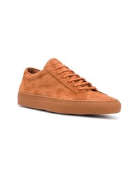 Мужские табачные замшевые низкие кеды от Common Projects