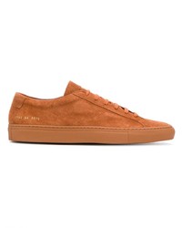 Мужские табачные замшевые низкие кеды от Common Projects
