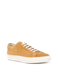 Мужские табачные замшевые низкие кеды от Common Projects