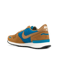 Мужские табачные замшевые низкие кеды от Nike