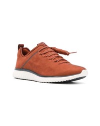 Мужские табачные замшевые низкие кеды от Cole Haan