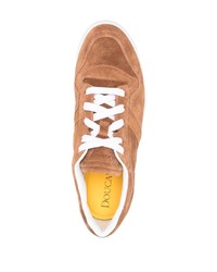 Мужские табачные замшевые низкие кеды от Doucal's