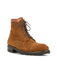 Мужские табачные замшевые повседневные ботинки от Magnanni