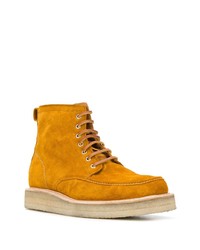 Мужские табачные замшевые повседневные ботинки от Ami